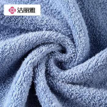 洁丽雅7A抗菌纯棉毛巾3条装新疆长绒柔软吸水男士毛巾洗脸家用洗澡擦脸 /居家布艺 /毛巾/浴巾/浴袍 /毛巾 商品图6