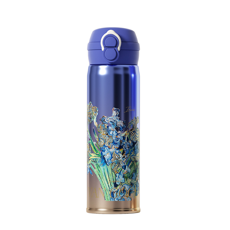 GE-MET25AW-DB204 GERMxTHE MET致敬梵高系列双盖弹跳杯