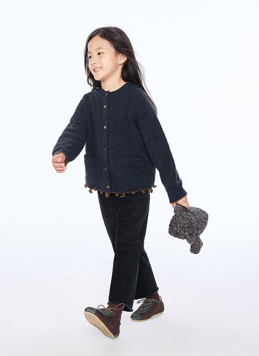 jnby  25年秋款  短款开襟毛衫 1P9312640 商品图10