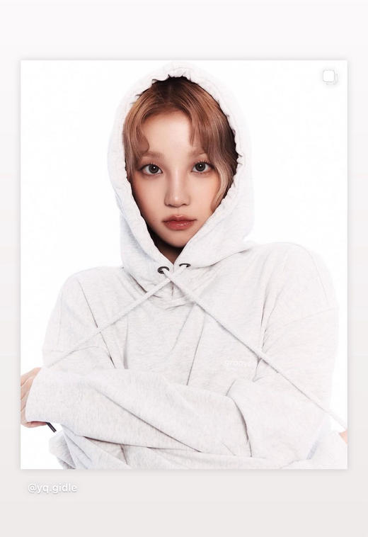 韩国11色连帽加绒加厚卫衣 商品图7