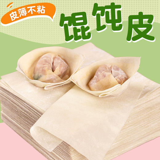 福州特产肉燕皮低脂鸡肉馄饨皮福建小吃手工燕皮扁肉云吞混沌皮纯 商品图3