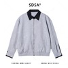 SDSA男士秋冬新款痞帅男装韩版撞色拼接拉链翻领卫衣百搭宽松外套 商品缩略图0