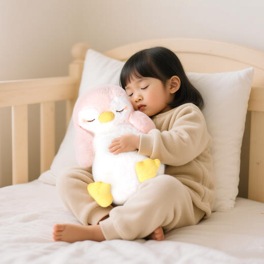 KIDSROYAL 毛绒企鹅玩偶 AH02 粉色/灰色 商品图3