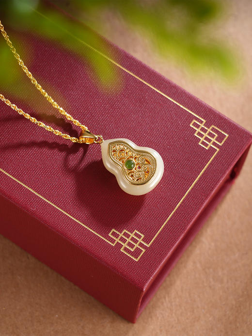 子佩集S925银【葫芦成诗】套链【DZ05515】纯银古法银可打开项链镀金2509 商品图5