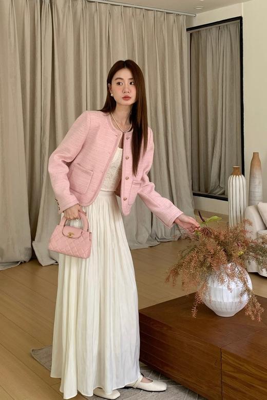 Le Malene 名媛小香风圆领短款外套 20857 商品图3