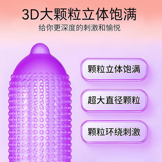 赤尾超薄避孕套 大颗粒10只情趣安全套 玻尿酸避孕套 男女用 商品图1