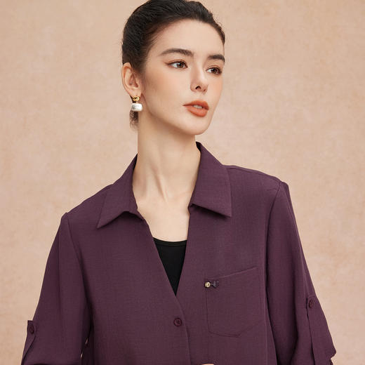 QG802斯尔丽25新款高级感宽松衬衫搭吊带连衣裙女士套装商务休闲套装 商品图4