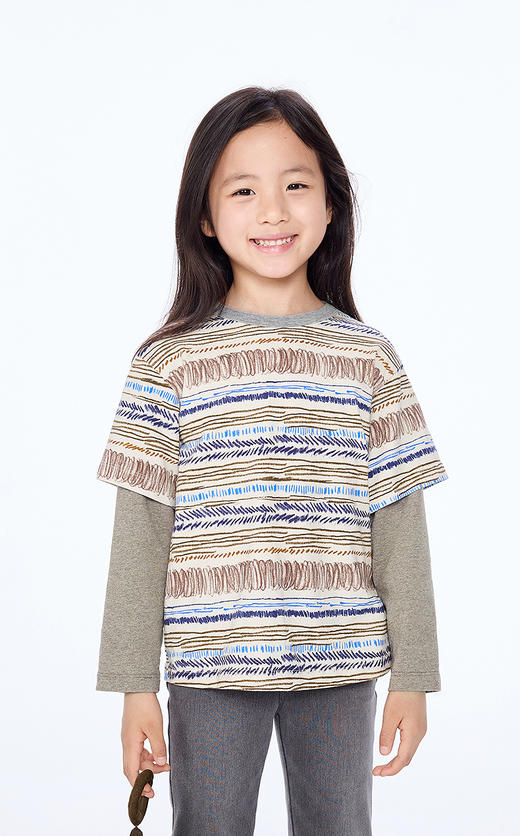 jnby  25年秋款  长袖T恤  1P9110550 商品图3