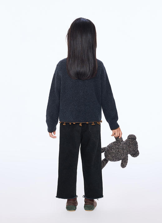 jnby  25年秋款  短款开襟毛衫 1P9312640 商品图11