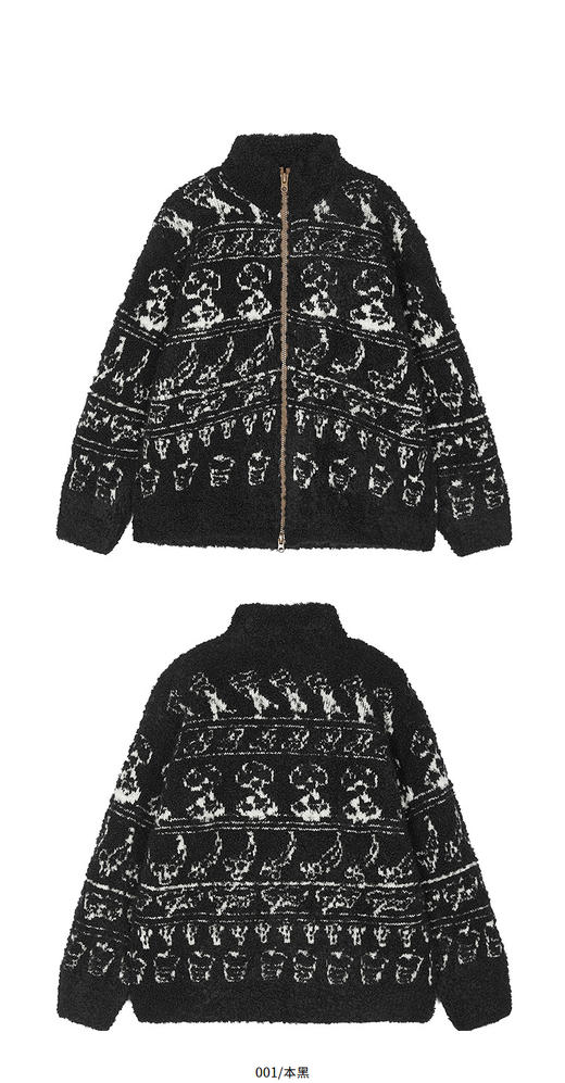 jnby   25年秋款  短款开襟毛衫  1P9310930 商品图9