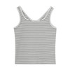 佐丹奴女装SS25商场新款【冰冰系列】【SORONA】系列弹力保型面料条纹V领背心05325242 商品缩略图6
