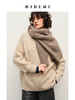 HIDEMI 羊驼毛牦牛绒粗针厚款圆领廓形极简宽松毛衣 商品缩略图0