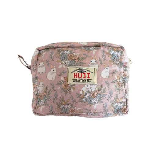 HUJI祤集Motley收纳包插画花园兔兔 商品图0