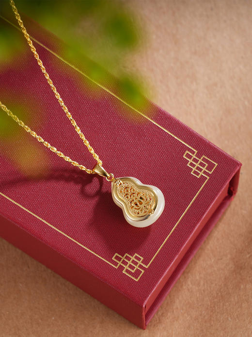 子佩集S925银【葫芦成诗】套链【DZ05515】纯银古法银可打开项链镀金2509 商品图3