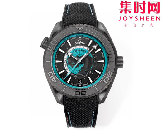欧米茄OMEGA ZW海马600米系列 海洋宇宙 海马世界时 男士腕表 新“陶瓷壳”海马600米世界时！海马系列海洋宇宙世界时腕表！ 商品图0