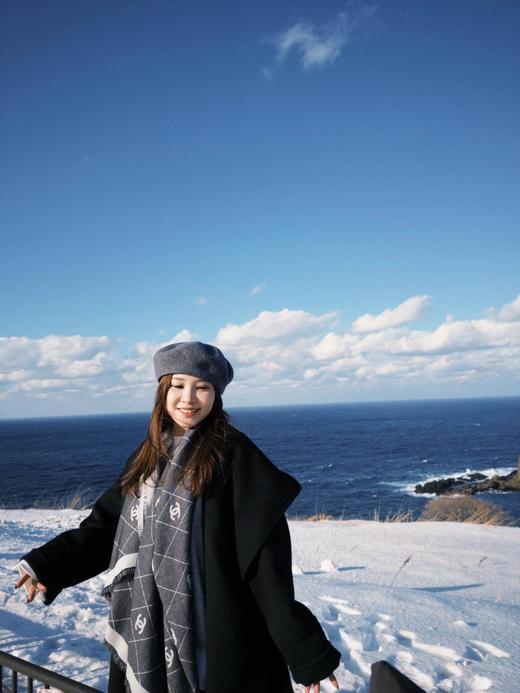 专柜流出100%正香奶奶真丝羊毛双面围巾披肩 商品图7