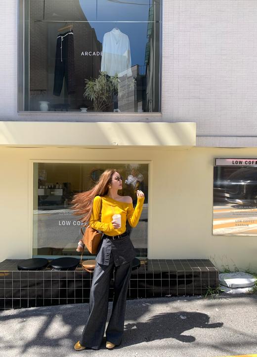 Read Nameless/线下同款 开衩腰帘黑灰牛仔裤 2025/9/20 商品图0