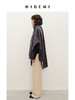 HIDEMI 美利奴双面羊毛围巾式设计感大廓形中长款大衣 商品缩略图5