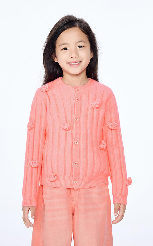 jnby  25年秋款  短款开襟毛衫  1P9312620 商品图3