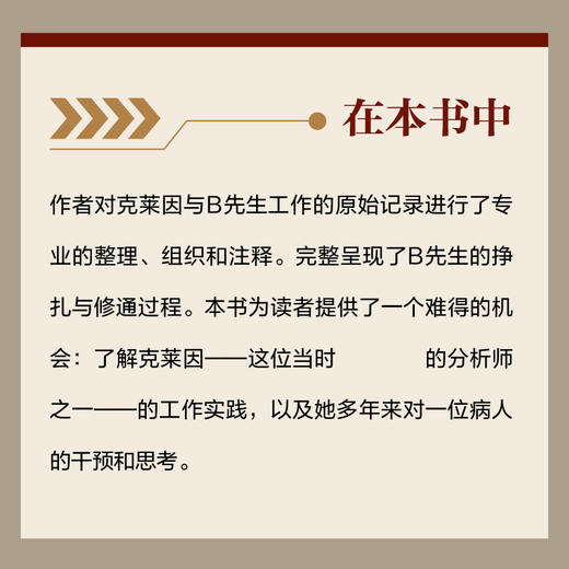 B先生：梅兰妮·克莱因的成人分析故事 精神分析心理咨询心理学书籍临床分析真实手记 商品图2
