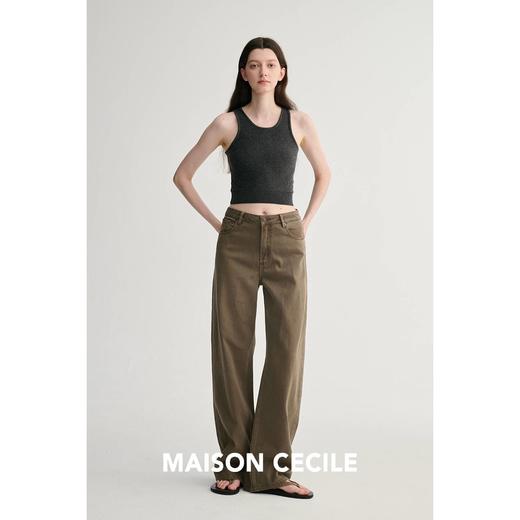 MAISON CECILE 新增精巧版/复古直筒显瘦牛仔裤 商品图3