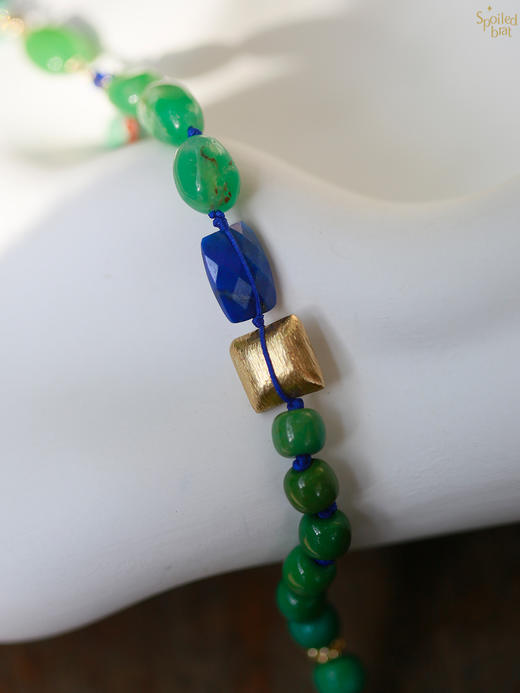 SpoiledBrat Jewelry绿松石 海蓝宝 青金石 葡萄晶手链 商品图3