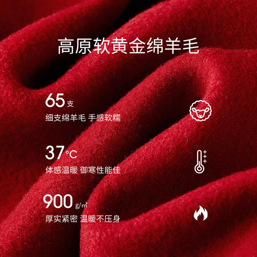 【内购】【绵羊毛】优雅通勤翻领国风一字盘扣宽松落肩保暖长款双面呢大衣-W54OC3440 商品图4