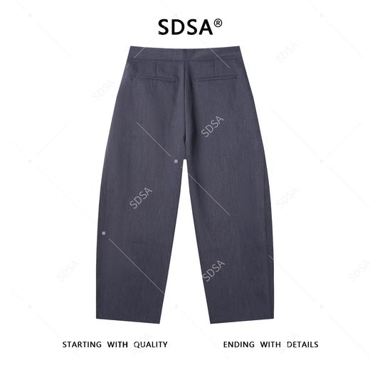 SDSA男士秋冬新款痞帅男装时尚宽松纯色直筒休闲裤百搭街头风休闲 商品图4