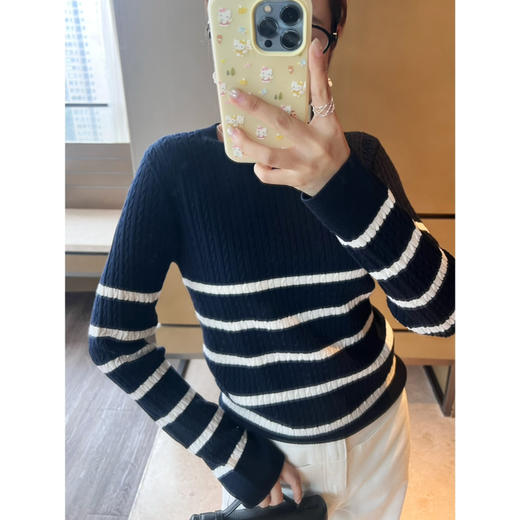 2509311   美丽奴 条纹麻花长袖 商品图8