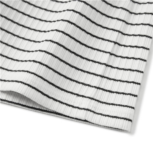 佐丹奴女装SS25商场新款【冰冰系列】【SORONA】系列弹力保型面料条纹V领背心05325242 商品图9