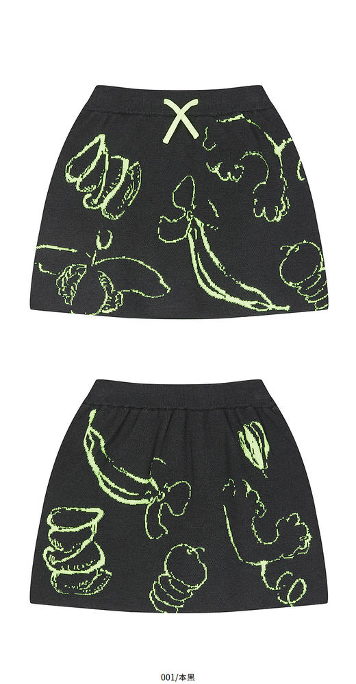 jnby  25年秋款  短款腰裙  1P9D11150 商品图9