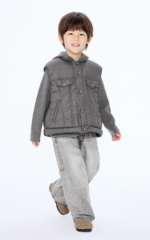 jnby   25年秋款  羽绒马甲  1P9C13400 商品图0