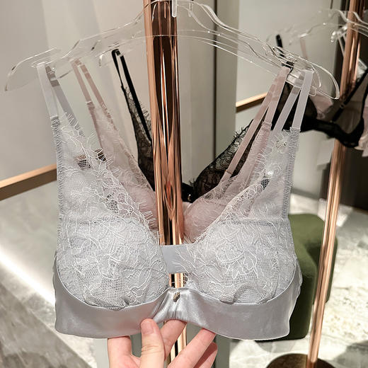 517DPN	睫毛边真丝文胸 商品图5