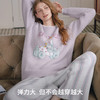 【家居服专场】嫚熙秋冬牛油果半边绒女士睡衣情侣加绒家居服套装2025新款 商品缩略图4