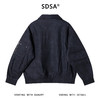 250101SDSA男士秋冬新款痞帅男装美式拉链口袋翻领皮衣夹克时尚简约外套 商品缩略图5