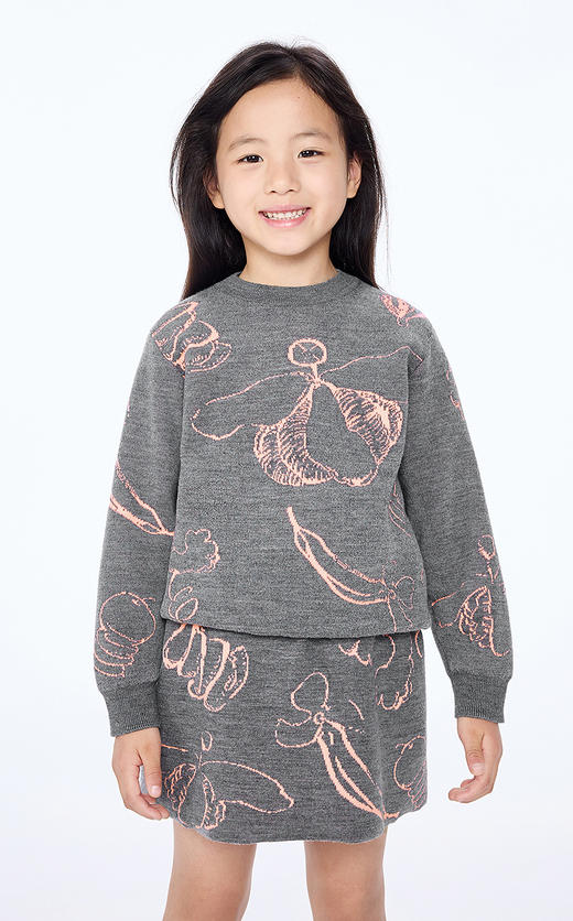 jnby  25年秋款  长袖套头毛衫  1P9311830 商品图4