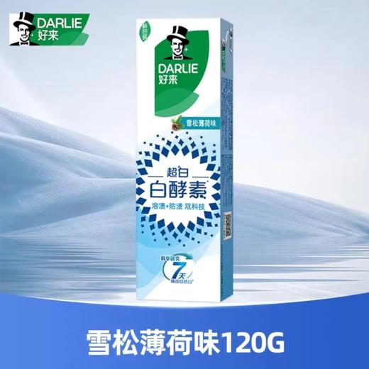 【超市】黑人白酵素清新薄荷牙膏120g 商品图0