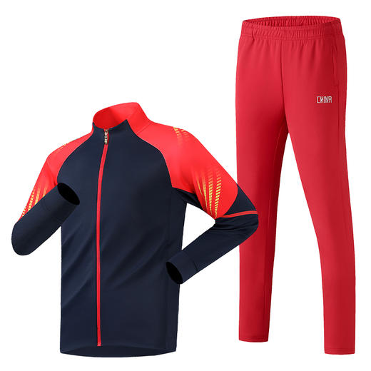 秋冬新款长袖乒乓球服黄晨同款外套男女运动服套装国家队速干透气套装 商品图6