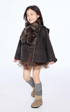 jnby  25年秋款  短款呢大衣  1P9810120