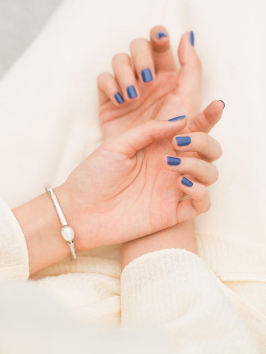 点彩水性玫瑰香指甲油 青金蓝 透气免烤快干不含甲醛 山林曦照 商品图1