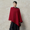 【林栖设计小店】（现货）山茶知雾系列绵羊毛毛织披肩上衣双面穿多色气质保暖2025秋冬新款斗篷女2953023 商品缩略图8