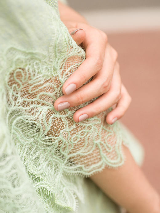 点彩水性玫瑰香指甲油 藕酪白 透气免烤快干不含甲醛 山林曦照 商品图2