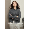 【内购】【保暖显瘦】都市通勤气质立领四合扣落肩长袖宽松厚皮绒外套-153WB2263 商品缩略图1