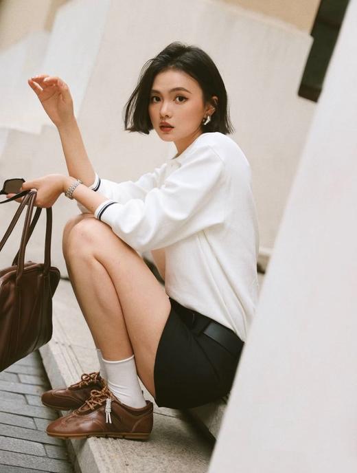 严选 | 思加图同款纪华菲全羊皮小琴键复古德训鞋休闲鞋 商品图1