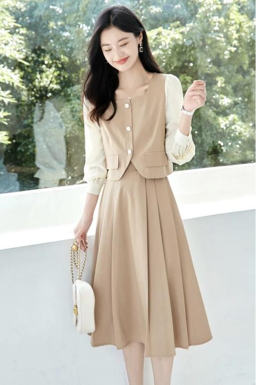 苏醒的乐园 通勤气质衬衫半裙套装 17043 商品图3