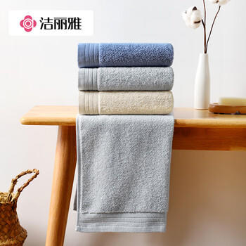 洁丽雅7A抗菌纯棉毛巾3条装新疆长绒柔软吸水男士毛巾洗脸家用洗澡擦脸 /居家布艺 /毛巾/浴巾/浴袍 /毛巾 商品图2