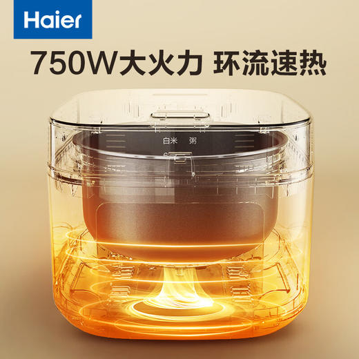 海尔家用大火力触控彩屏24h预约多功能电饭煲 商品图2
