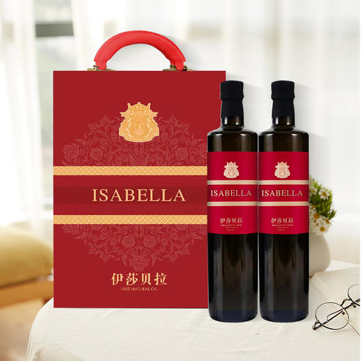 伊莎贝拉 ISABELLA-前程似锦特级初榨橄榄油500ml*2手提箱礼盒装 商品图6