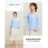 【内购】【灵动蝴蝶】浪漫优雅波西米亚花边系带领插肩袖宽松显瘦雪纺衫-153VA3819 商品缩略图2