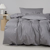 80S长绒棉贡缎印花四件套（灰调细纹） 商品缩略图3